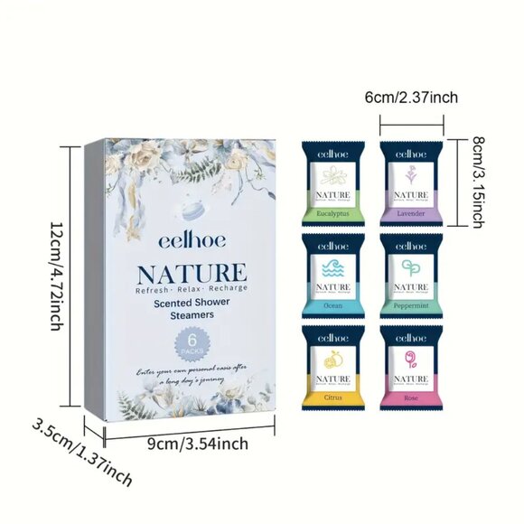New 6pcs Aromatherapy Shower Steamer Tablets  - - Picture 4 of 4